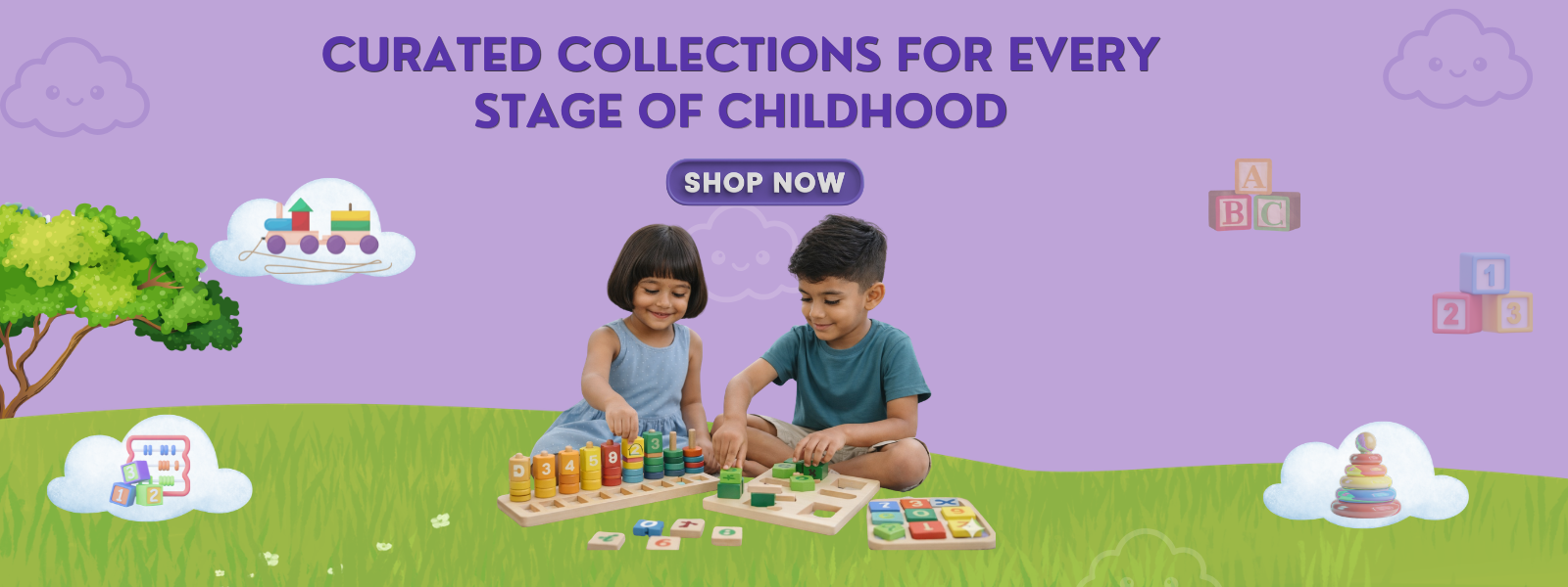 kids playing with educational toys