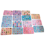 Magnetic memory game with picture matching wooden coins