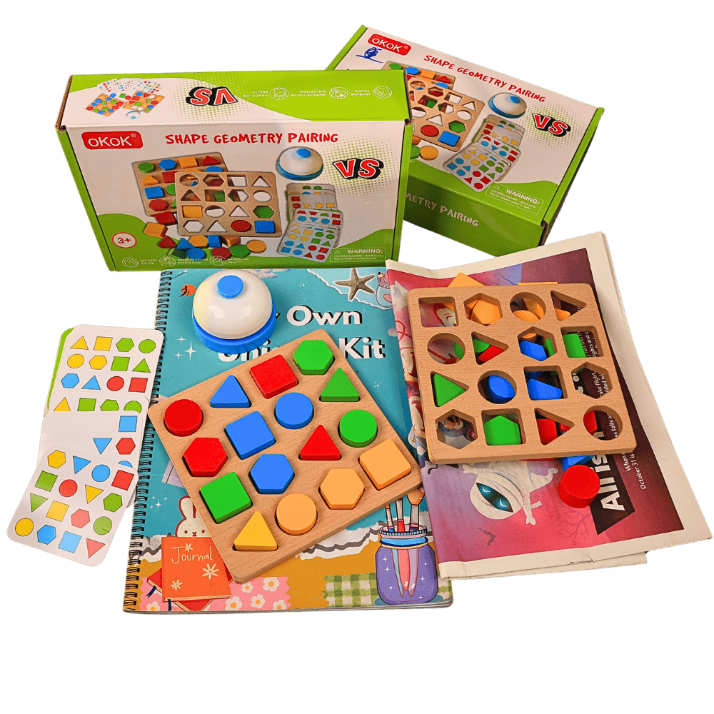Educational 2 player shapes board game toy by noiiet