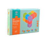 Colorful building block pieces for early learning and creativity