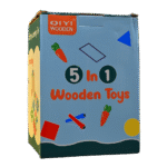 Wooden 5 in 1 Montessori learning toy for toddlers