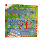 Alphabet car parking toy with lettered slots A to Z for kids