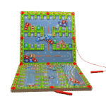 Alphabet car parking toy with lettered slots A to Z for kids