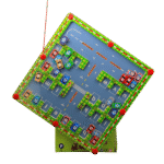 Alphabet car parking toy with lettered slots A to Z for kids