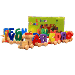 Preschool letter learning toy - ABCD train by noiiet