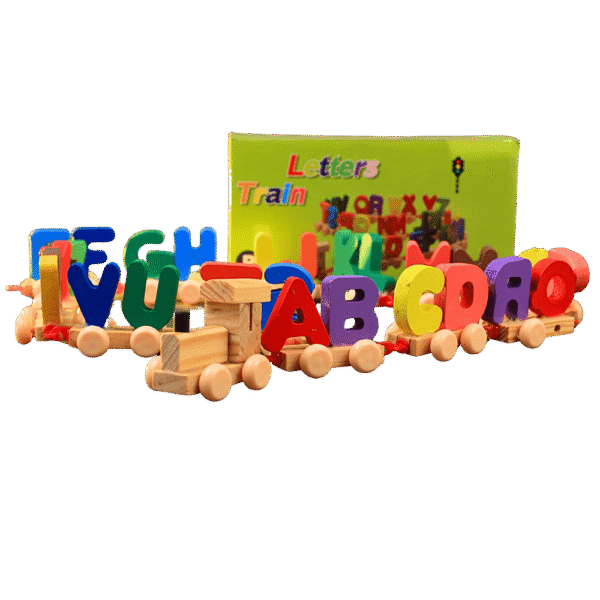 Preschool letter learning toy - ABCD train by noiiet
