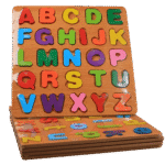 Wooden alphabet learning board for kids
