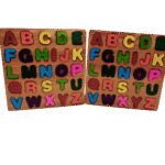 Wooden alphabet learning board for kids