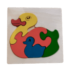 Preschool animal puzzle toy in use