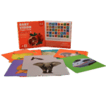 Colorful picture flash cards for toddlers 12-26 months early learning