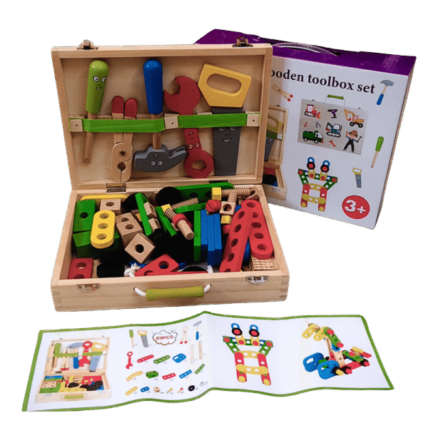 wooden tool kit big for kill development