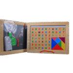 Dual sided black and white slate board for kids