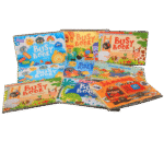 Preschool busy book for fine motor skill development