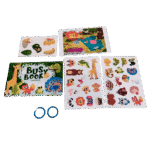 Preschool busy book for fine motor skill development