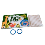 Preschool busy book for fine motor skill development