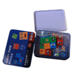 Kids wooden face changing cube puzzle