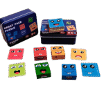 Kids wooden face changing cube puzzle