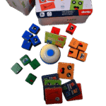 Colorful Rubiks cube with bell for kids