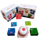 Colorful Rubiks cube with bell for kids