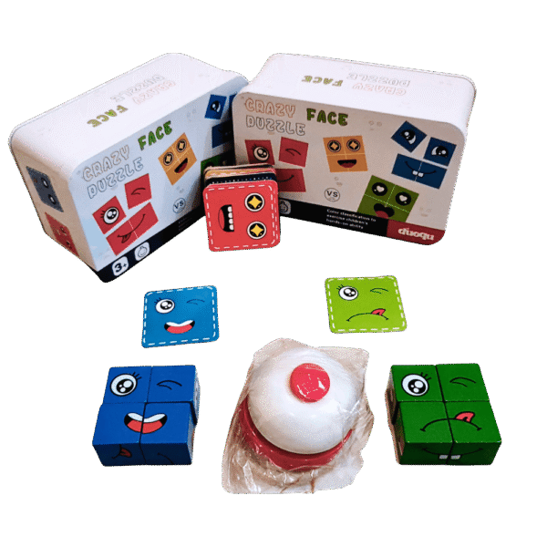 Colorful Rubiks cube with bell for kids