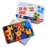 Colorful Rubiks cube with bell for kids