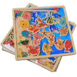 Sea creature magnetic fishing toy for kids