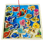 Sea creature magnetic fishing toy for kids