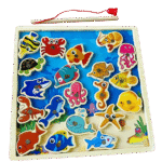 Sea creature magnetic fishing toy for kids