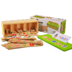 Early learning Montessori box for colours, shapes and objects sorting