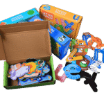 Magnetic two piece puzzle for early learners