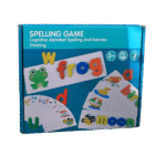 Spelling game picture matching puzzle for kids