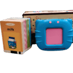 Double sided learning flash cards with letters and numbers