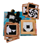 Versatile Triangle wooden geometric puzzle for kids