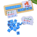 Early learning alphabet and number game board