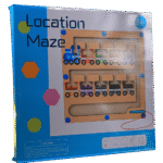 Colorful maze puzzle toy for preschool learning