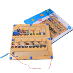 Colorful maze puzzle toy for preschool learning