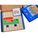 Wooden mosaic puzzle board for kids