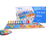 Colorful logarithmic board toy for preschool learning