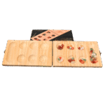 Traditional Pallanguli wooden board with stones