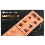 Traditional Pallanguli wooden board with stones