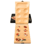 Traditional Pallanguli wooden board with stones