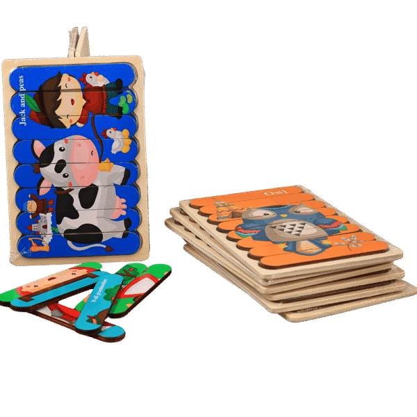 Early learning stick puzzle for toddlers and preschoolers by noiiet