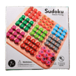Wooden Sudoku game set for family brain training