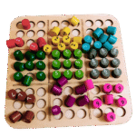 Wooden Sudoku game set for family brain training