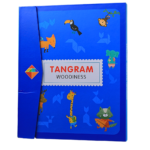 Travel friendly tangram puzzle book for kids