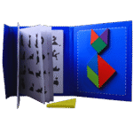 Travel friendly tangram puzzle book for kids