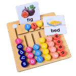 Vowel letter walk phonics board for kids